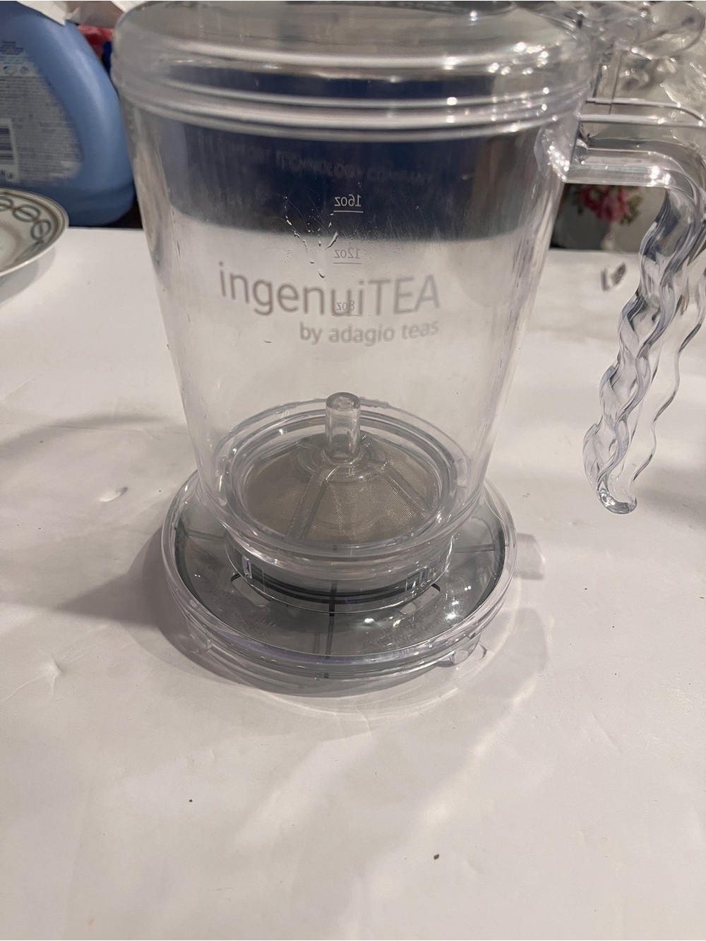 ingenuiTEA by Clear Plastic Tea Infuser - Clear